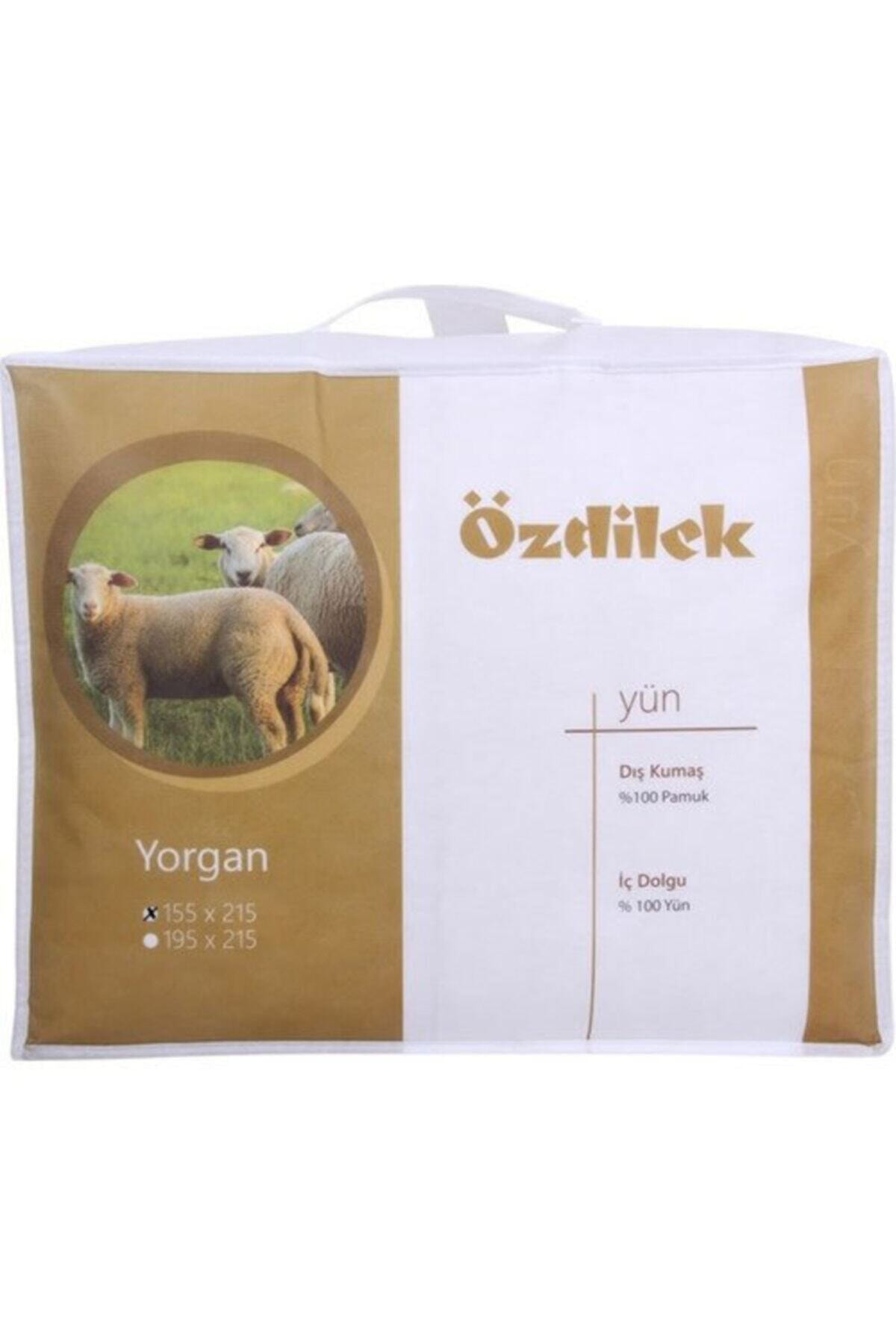 Yorgan-Tek Kişilik Yün Yorgan 155x215 cm