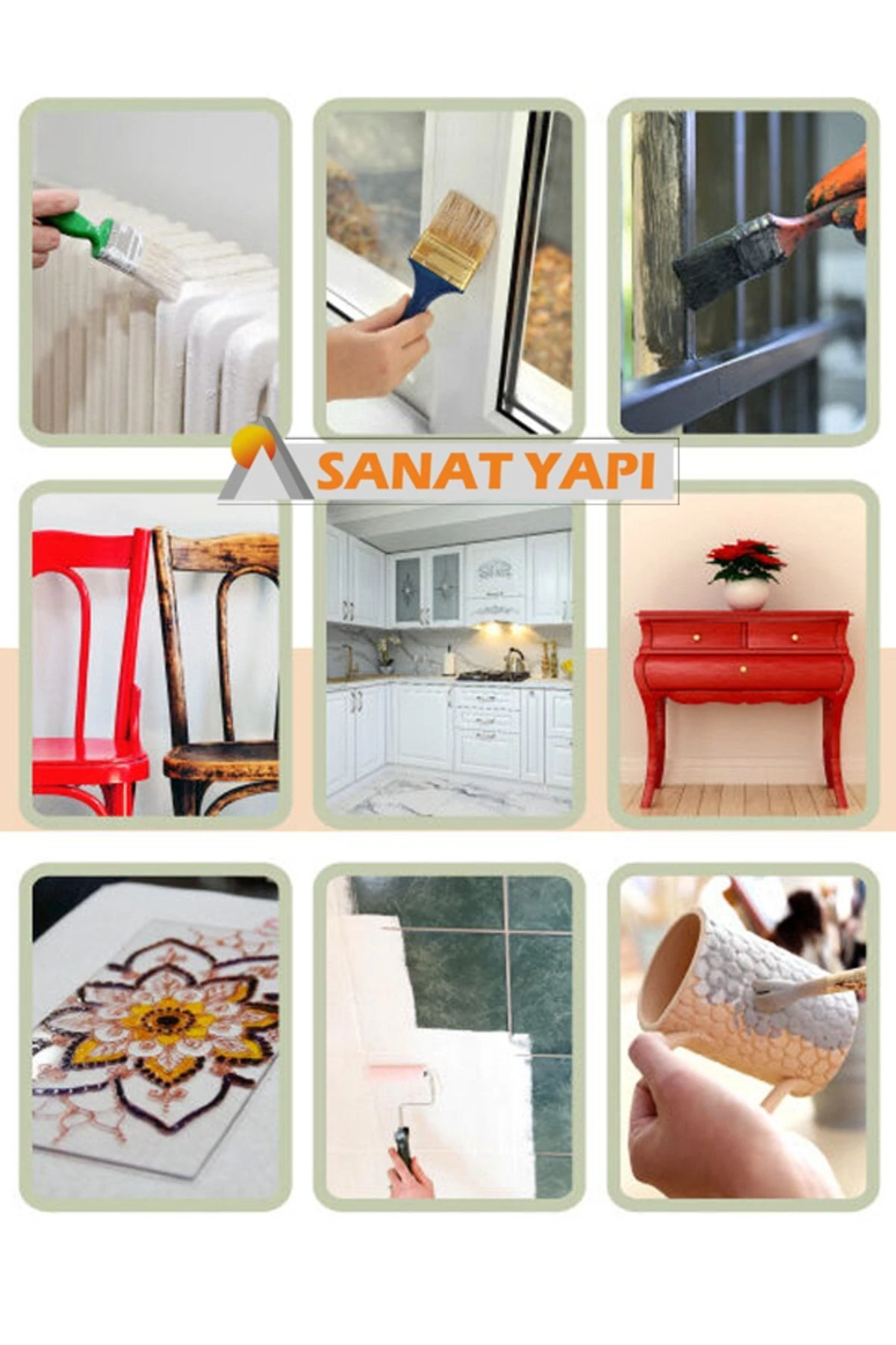 Stella Su Bazlı Saf Akrilik Boya Verde