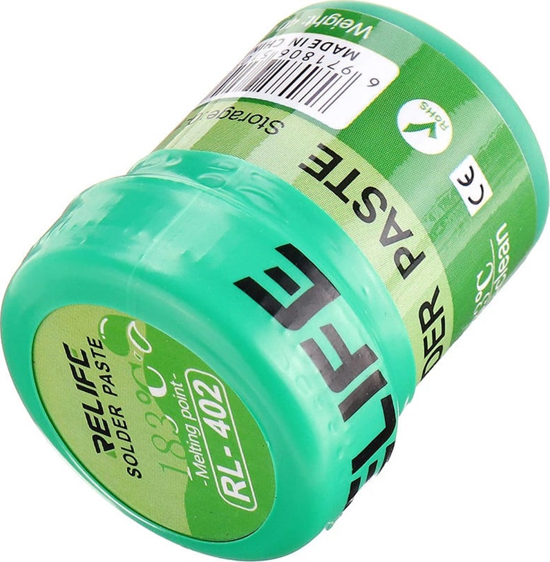 Relıfe RL-402 Krem Lehim Pastası Solder Paste 183°C SN63/PB67 40G