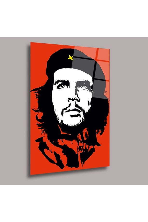 Che Guevara Sinema Ve Ünlüler Cam Tablo #PCT0885