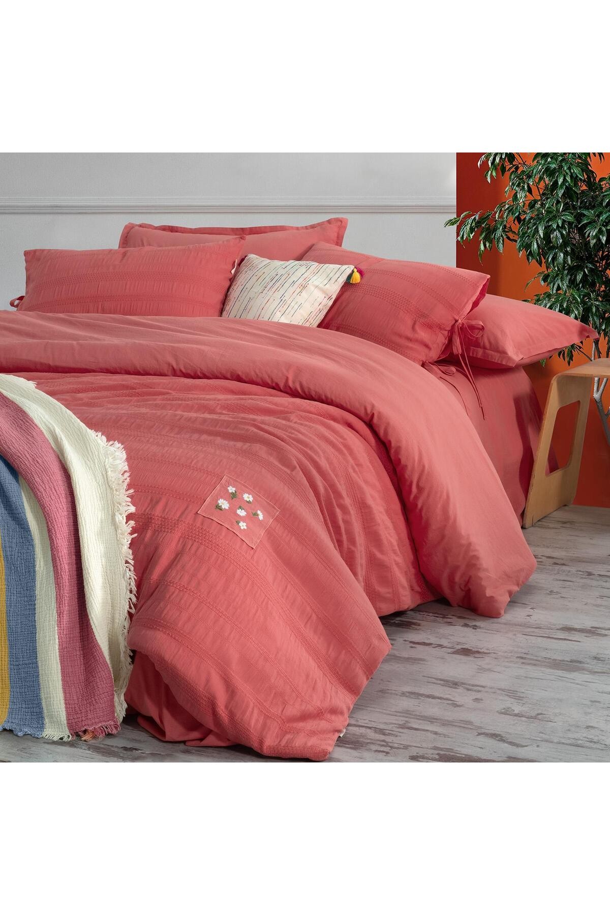 Mood Comfort Candy Pembe Tek Kişilik Nevresim Takımı