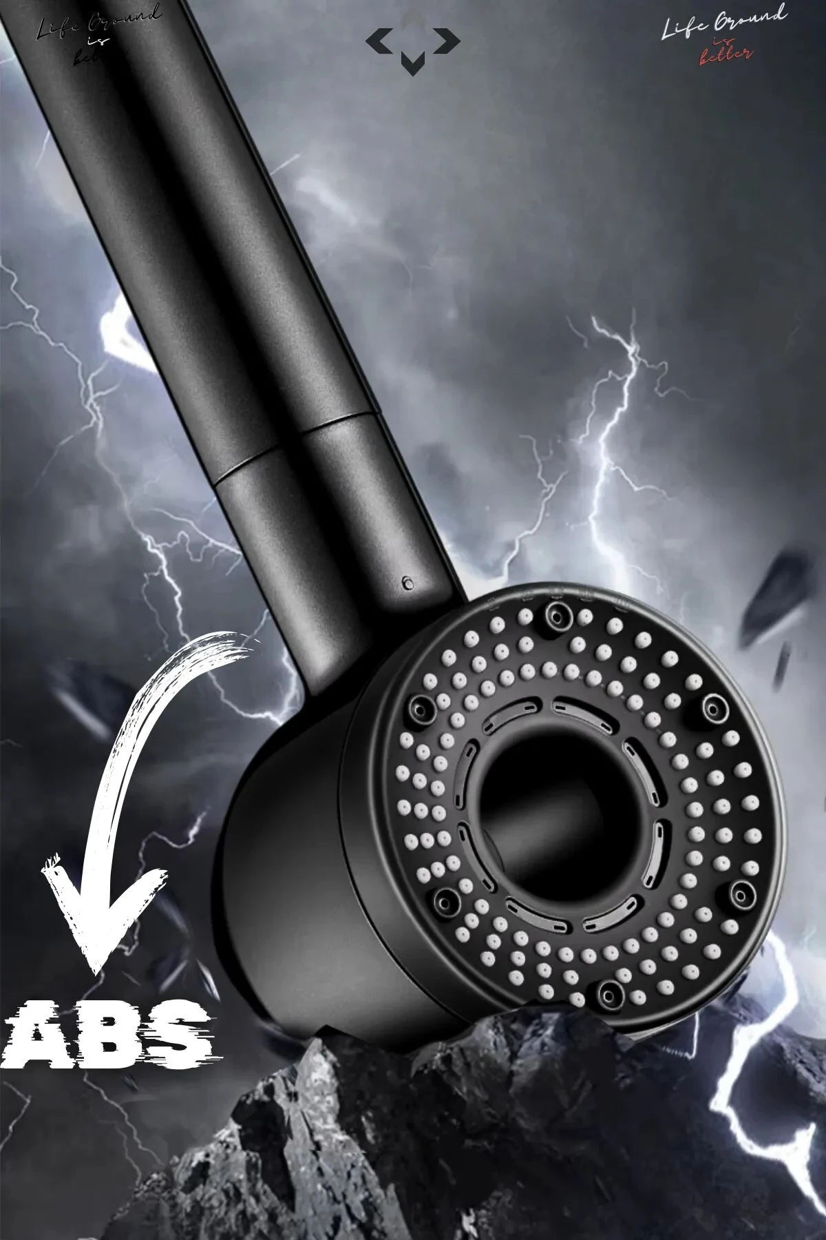 5 Fonksiyonlu Masajlı Duş Başlığı + Silikon Duş Hortumu Extra Güçlü Basınçlı Duş Seti