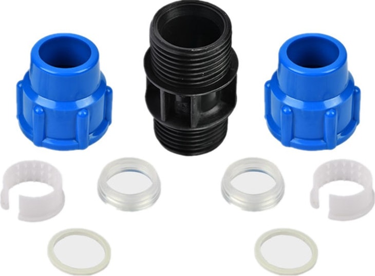 Siyah Stil 50 mm Pe Boru Bağlantı Elemanları Pe Boru Hızlı Bağlantı Boru Bağlantı Musluğu Boru Doğrudan mm Hızlı Bağlantı Musluğu Su Sulaması (Yurt Dışından)