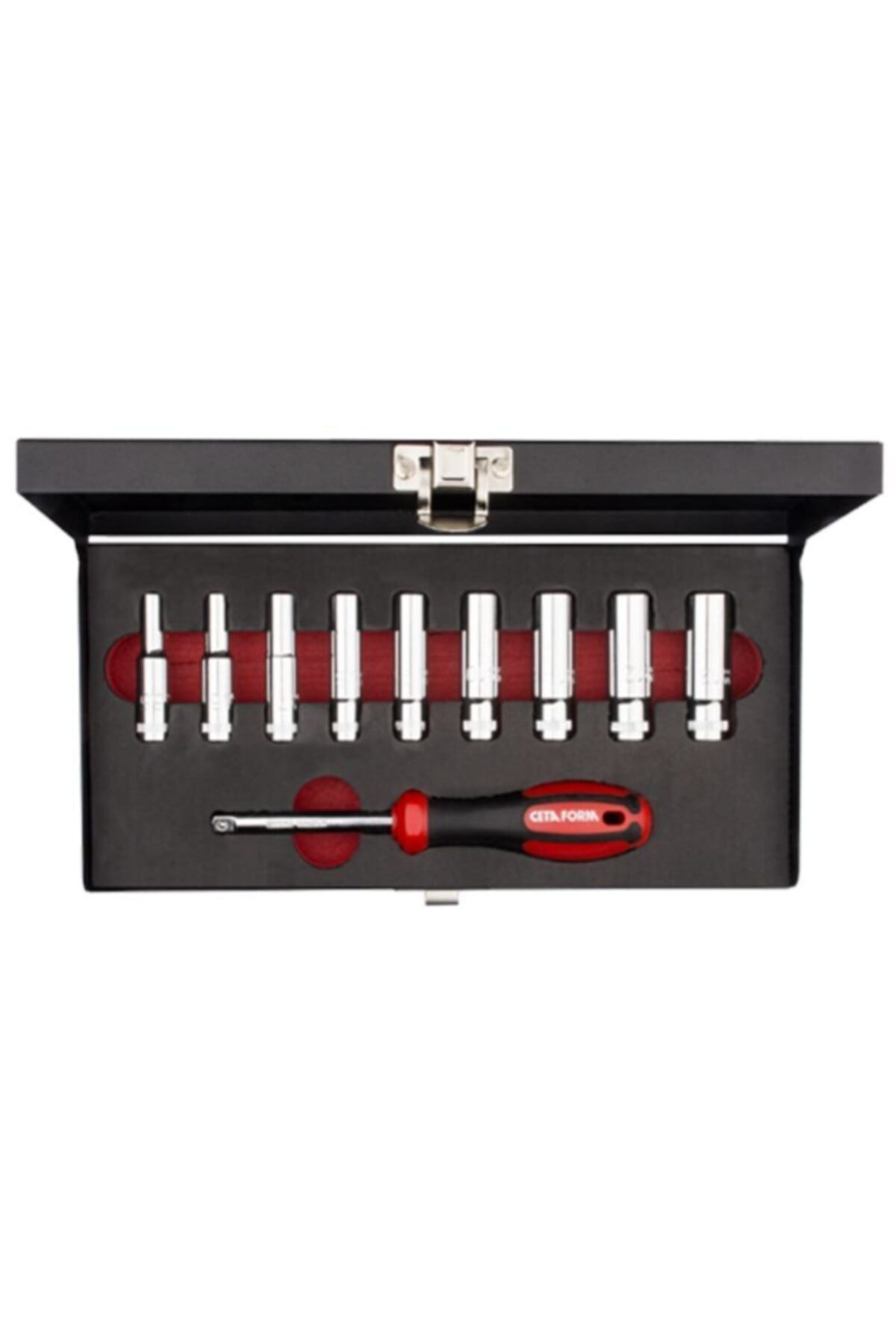 10 Pc, 1/4” 6 Köşe Derin Lokma Takımı
