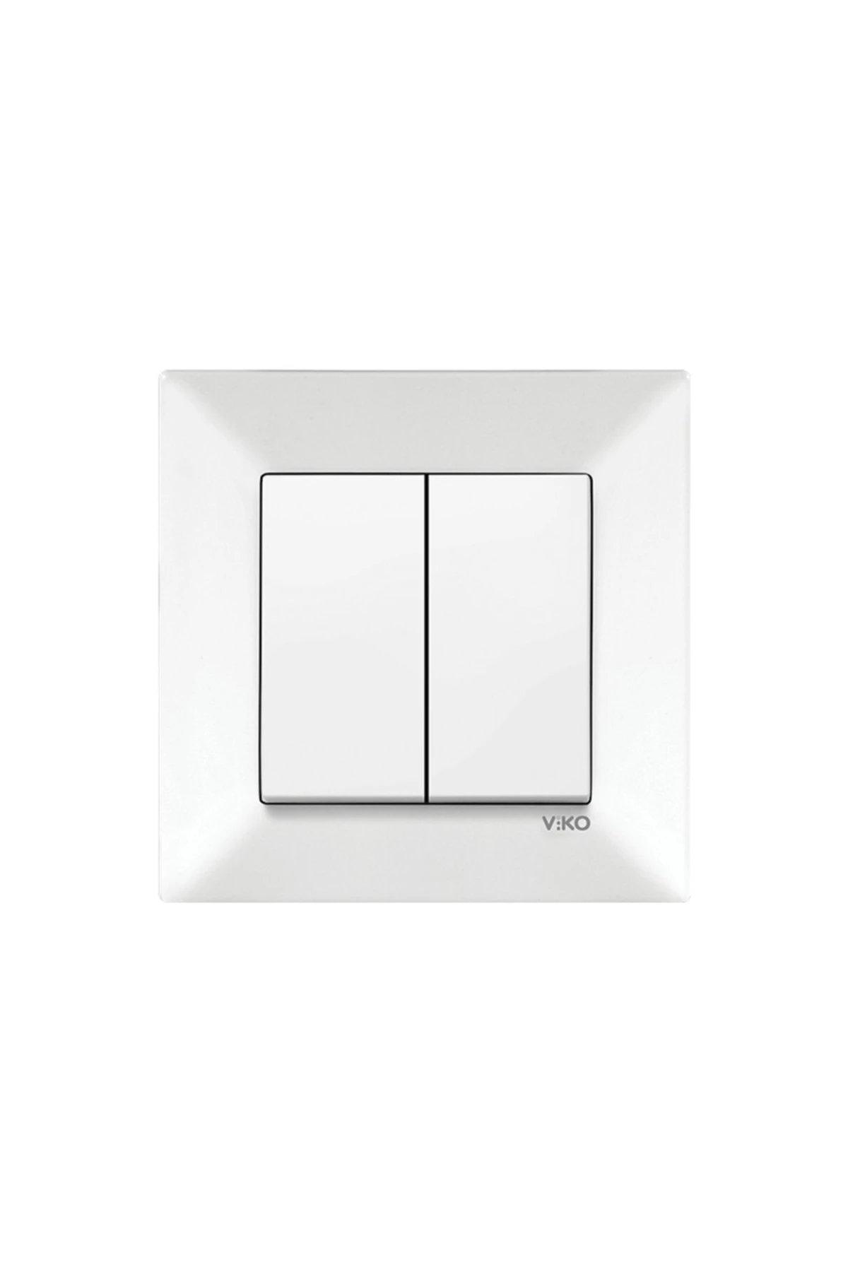 Meridian Beyaz Komütatör Anahtar Mekanizma Kapak Çerçeve