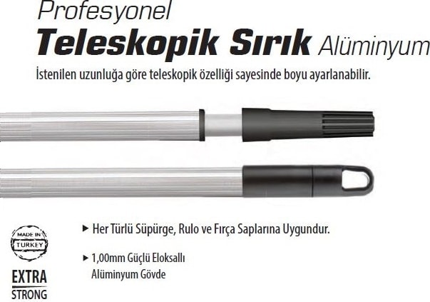 Teleskopik Alüminyum 1.5Mt Sırık 6205 (1 Adet)