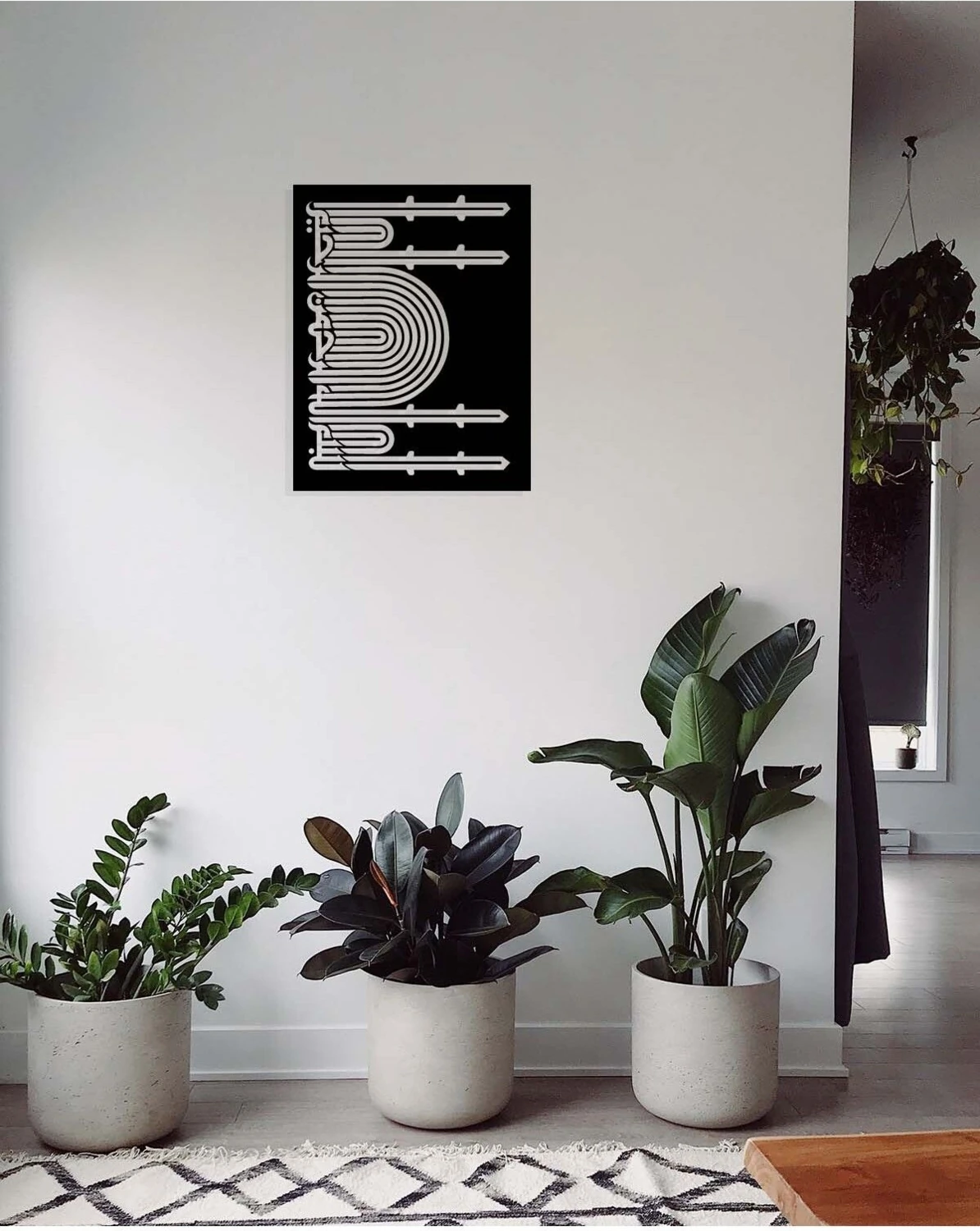 -Bismillahirrahmanirrahim Cami Motifli Islami Metal Tablo - Islami Ev Dekorasyonu - Dini Duvar Tabloları - 40 X 55 - Cm - Sıyah-Islm-055