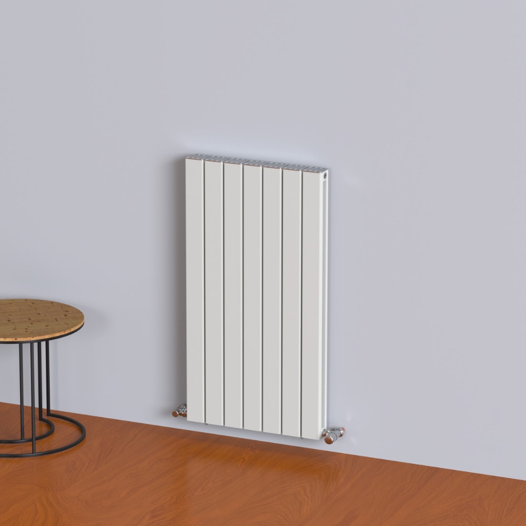 Argus Alüminyum Panel Radyatör 900 x 490 (7 Dilim) Kırık Beyaz Petek