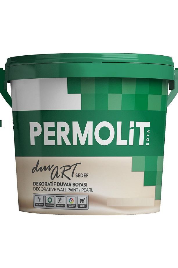 Duvart Sedef Dekoratif Duvar Boyası Altın Baz 2,5 Lt