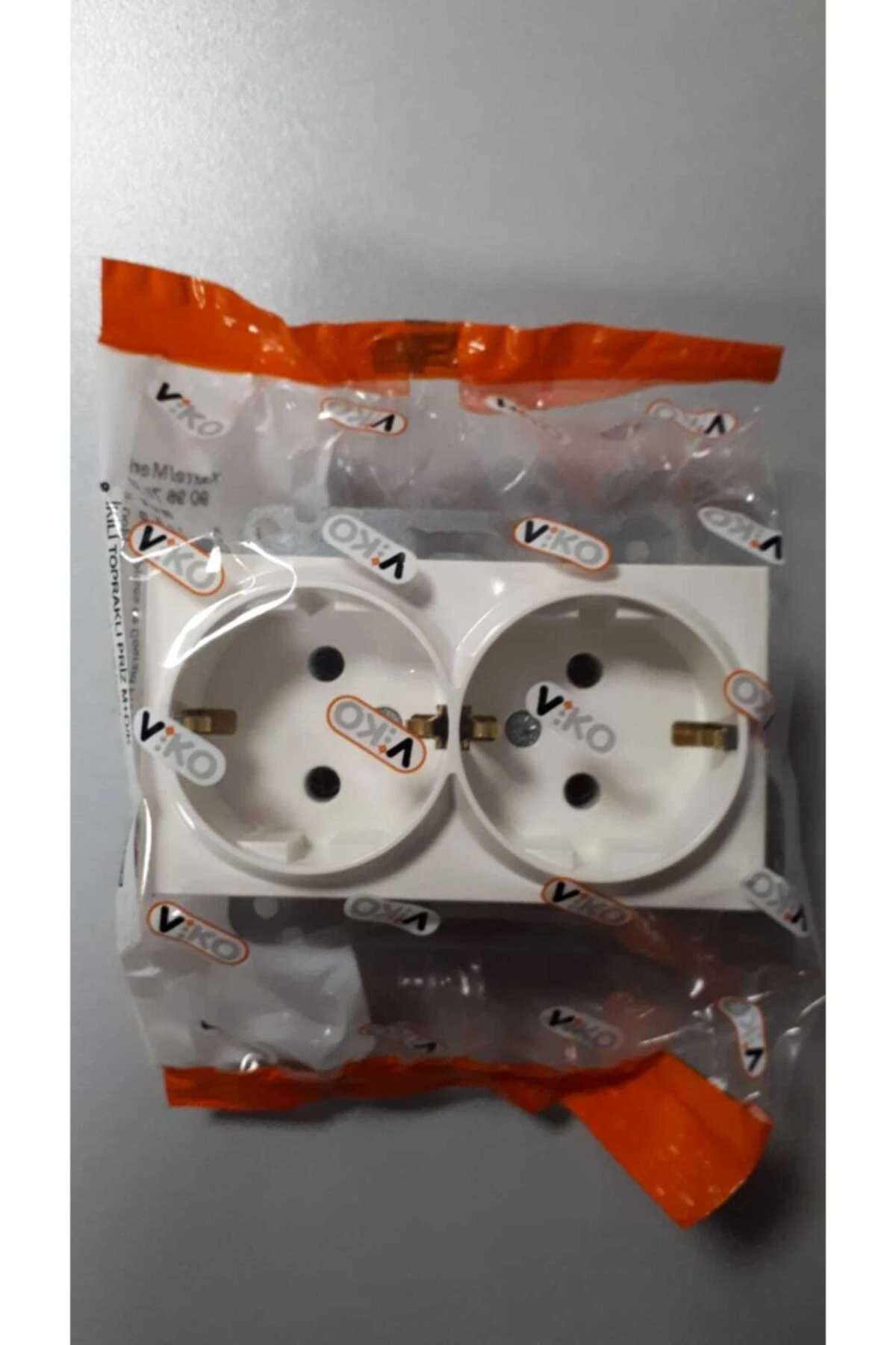 Karre/meridian 2'li Topraklı Priz Mekanizmalı