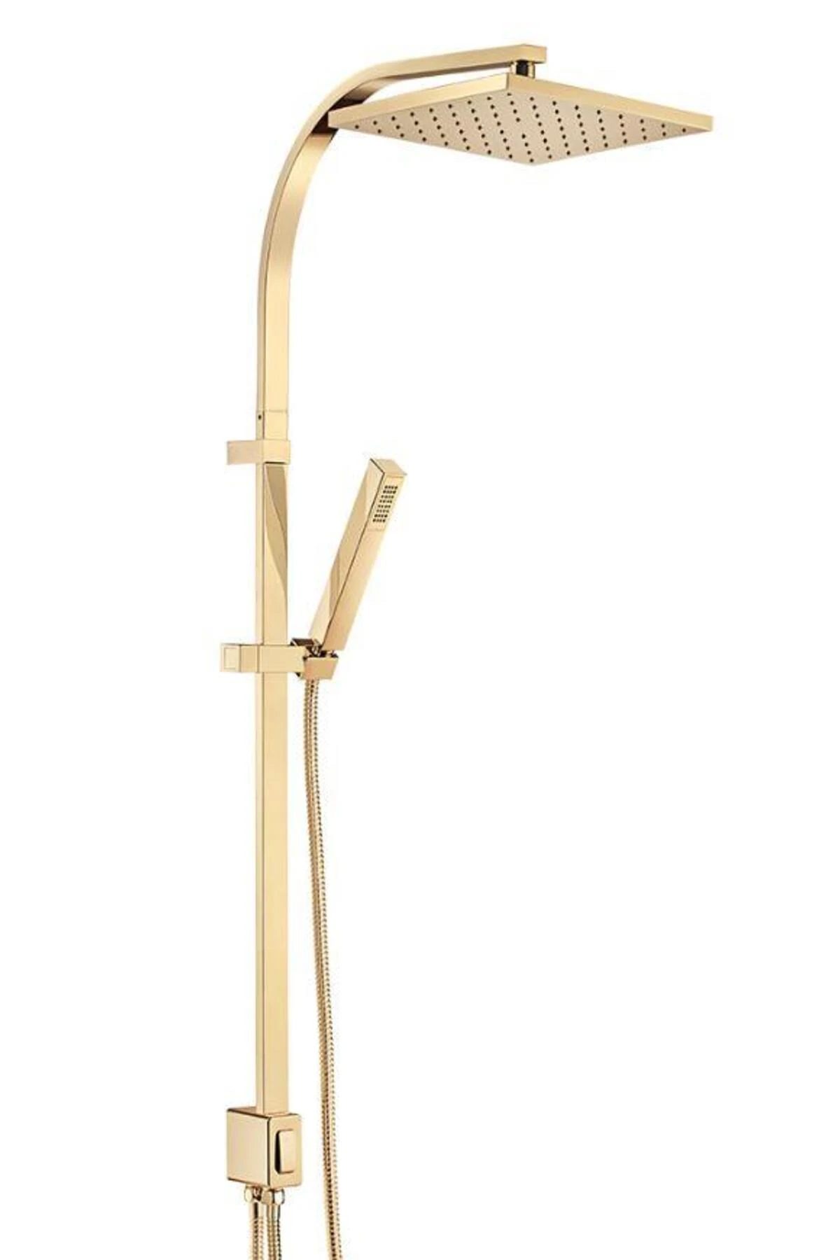Tiera Kolonlu Yağmurlama Tepe Duş Seti Robotu Altın Gold 102858012