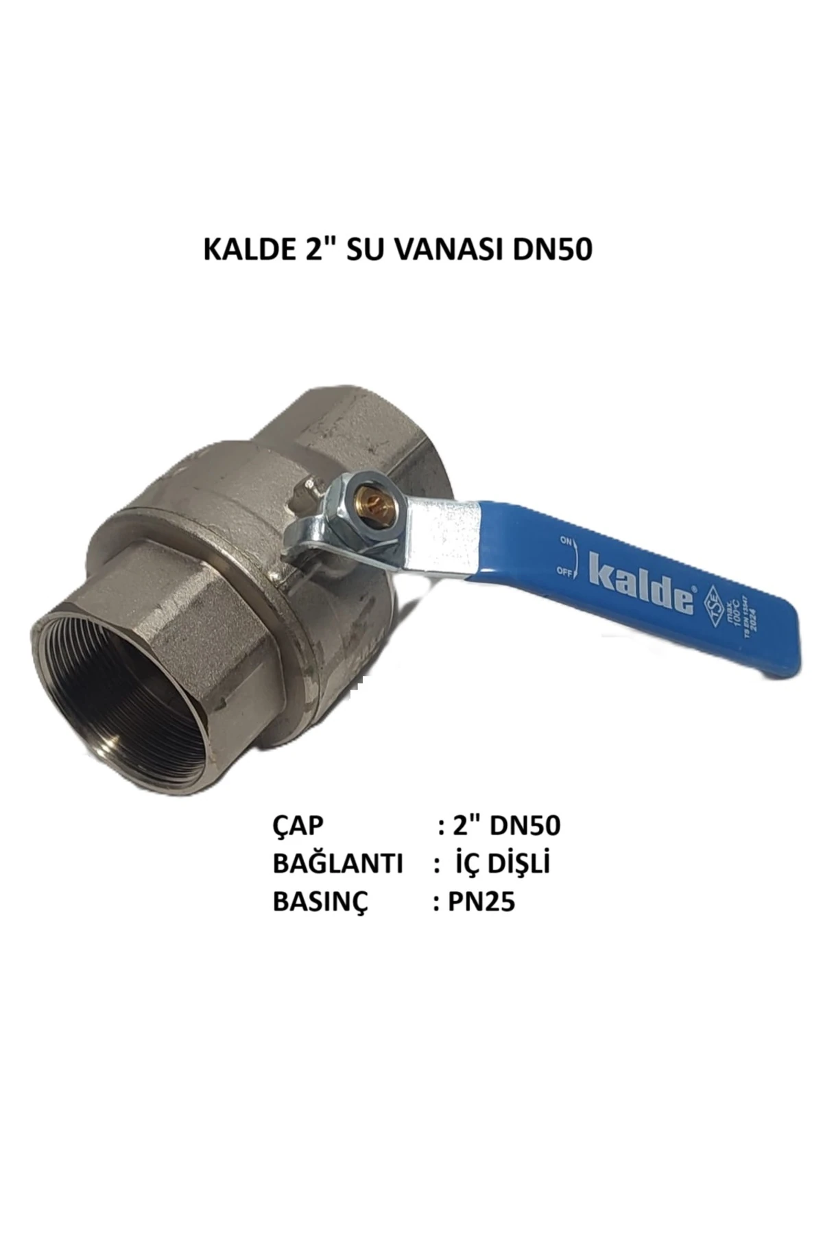 2" Küresel Su Vanası DN50 - Water Valve PN25