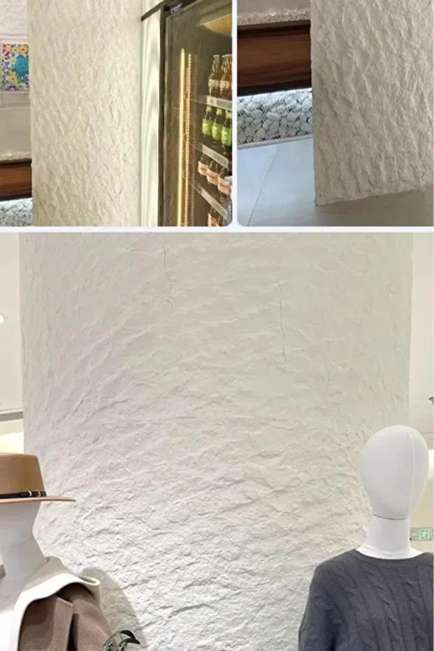 Felix Stone 60cmx120cm Esnek Taş Beton Panel Suya Ateşe Neme Dayanıklı Bahçe Ev Ofis Karavan Kaplama
