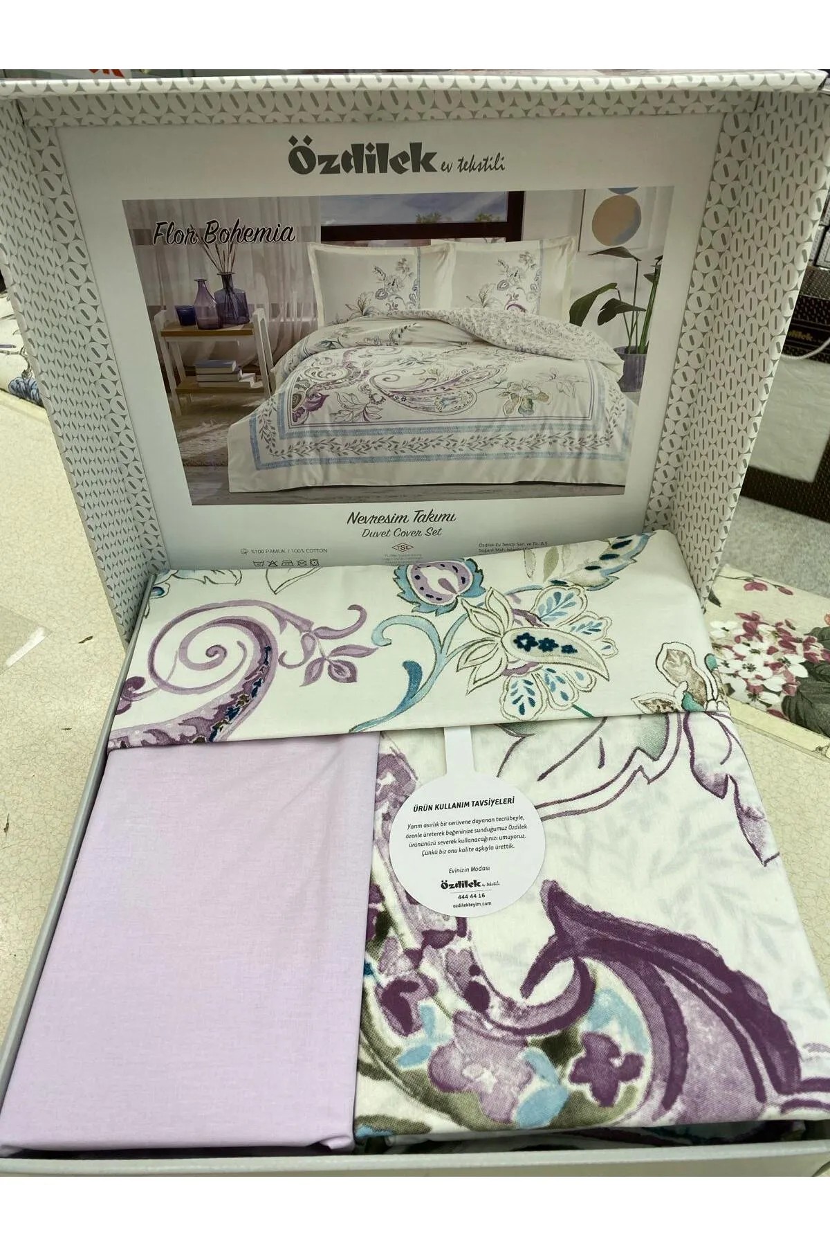 Flor Bohemia Çift Kişilik Nevresim Takımı