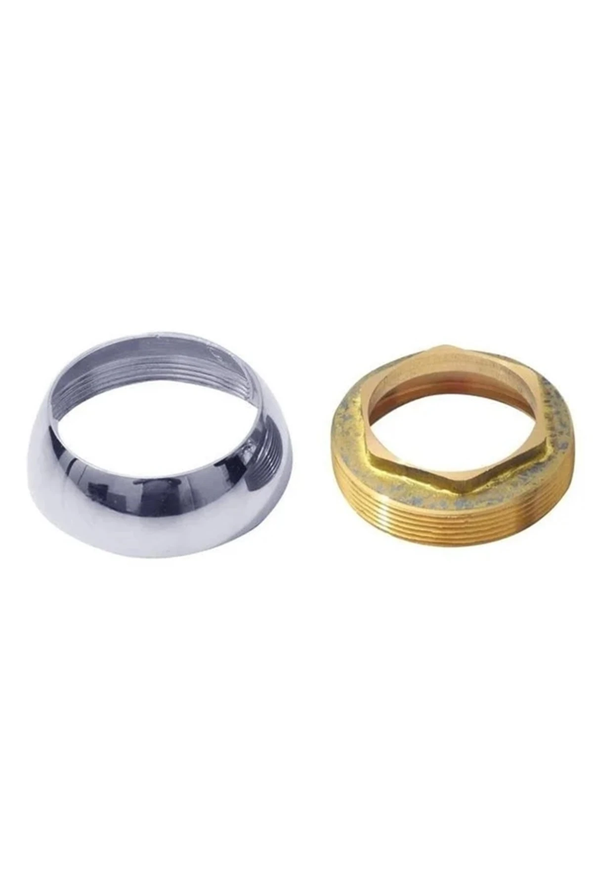 Mix Aç Kapa Batarya Kartuşu Baskı Somunu 4cm 40 Lık+Krom Ayna