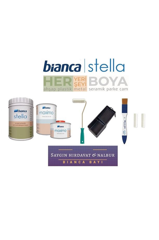 Stella Tezgah - Banyo - Zemin Boyama Seti 5-6 Metrekare - Siyah