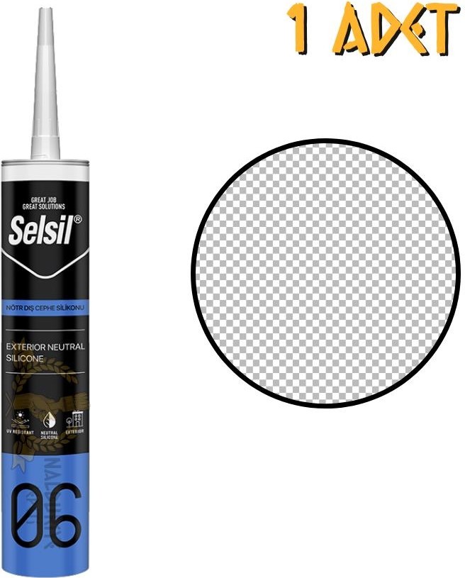 Dış Cephe Nötr Silikon Şeffaf 300 ml - 1 Adet