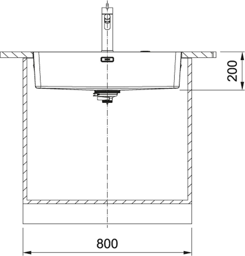 Myx 210-70 Mythos Tezgah Üstü Veya Tezgaha Sıfır Inox Eviye