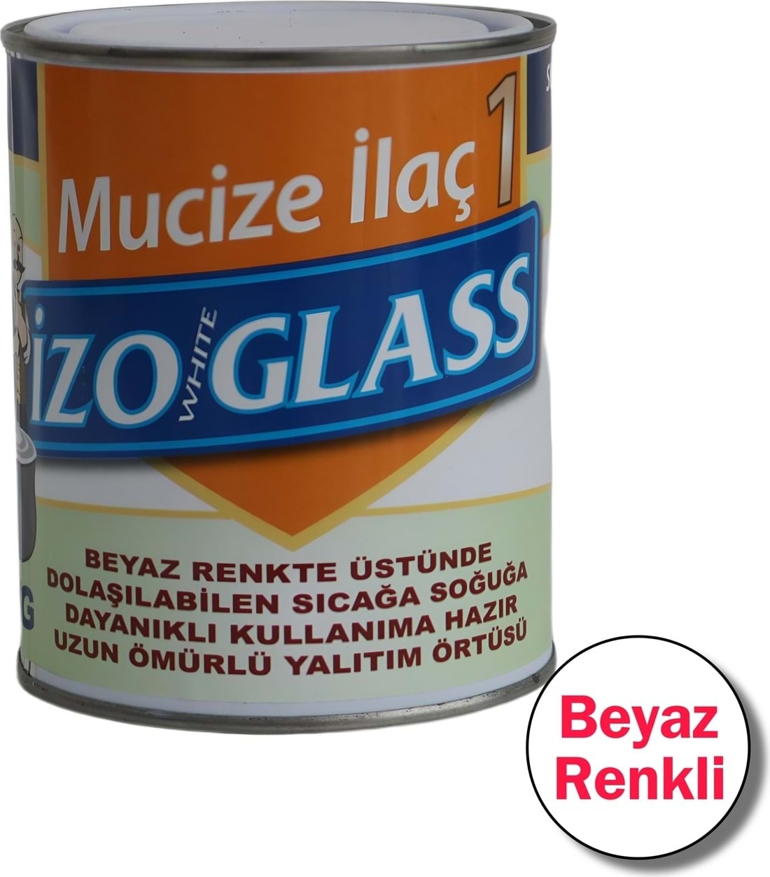 Izo White Glass Beyaz Mucize Ilaç Solvent Bazlı Dış Cephe Yalıtım Örtüsü 5 kg