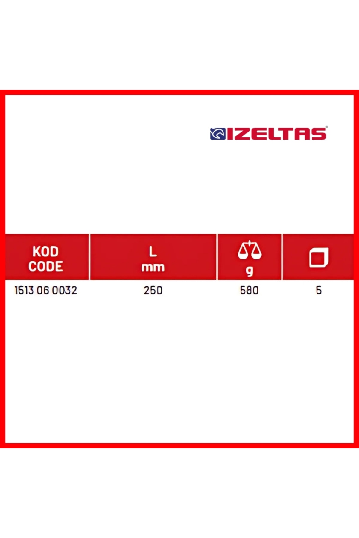 İZELTAŞ Cırcır Kolu,1/2 Inç 250mm, 32 Diş, Dayanıklı Ve Hassas Kontrol