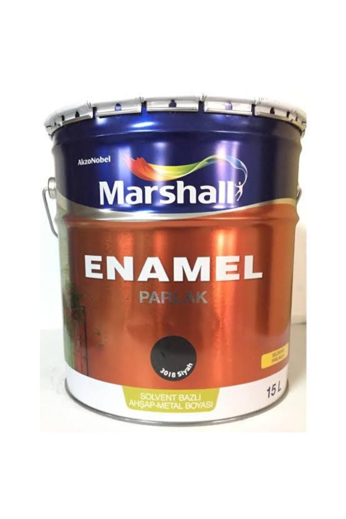 Enamel Sentetik Yağlı Boya Parlak Siyah 15 Lt - 20 Kg
