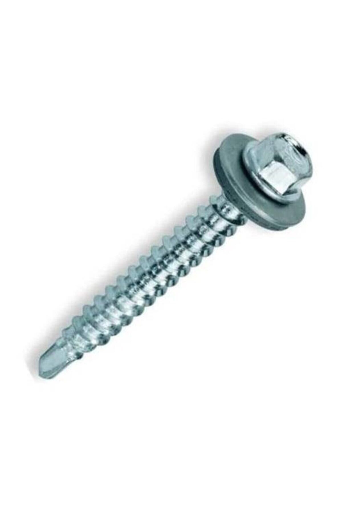 5,5x60mm-çatı Vidası-matkap Uçlu-trapez Sac Vidası-akıllı Vida (PK./AD.:100ADET)