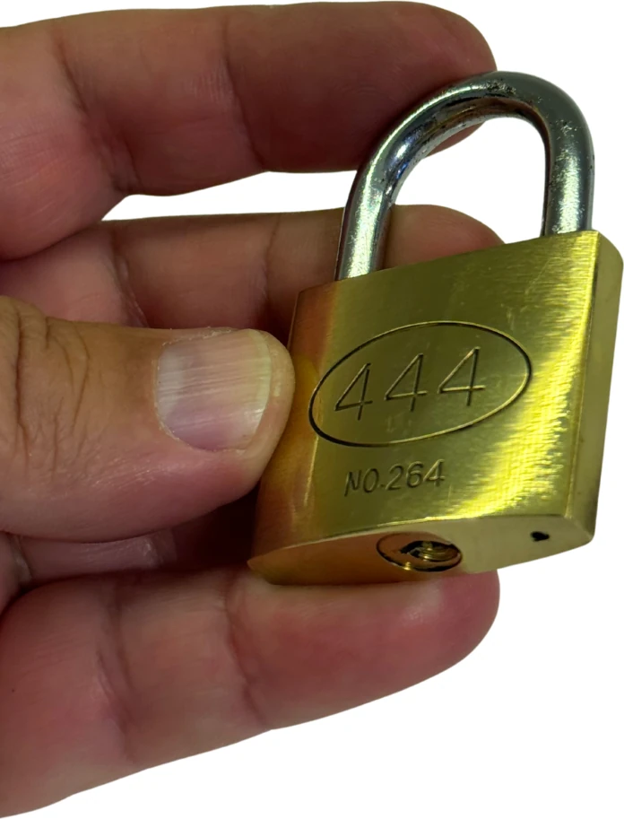 Trı Cırcle Asma Kilit Çelik Takviyeli Sarı 38 mm 1 Paket ( 12 Adet )