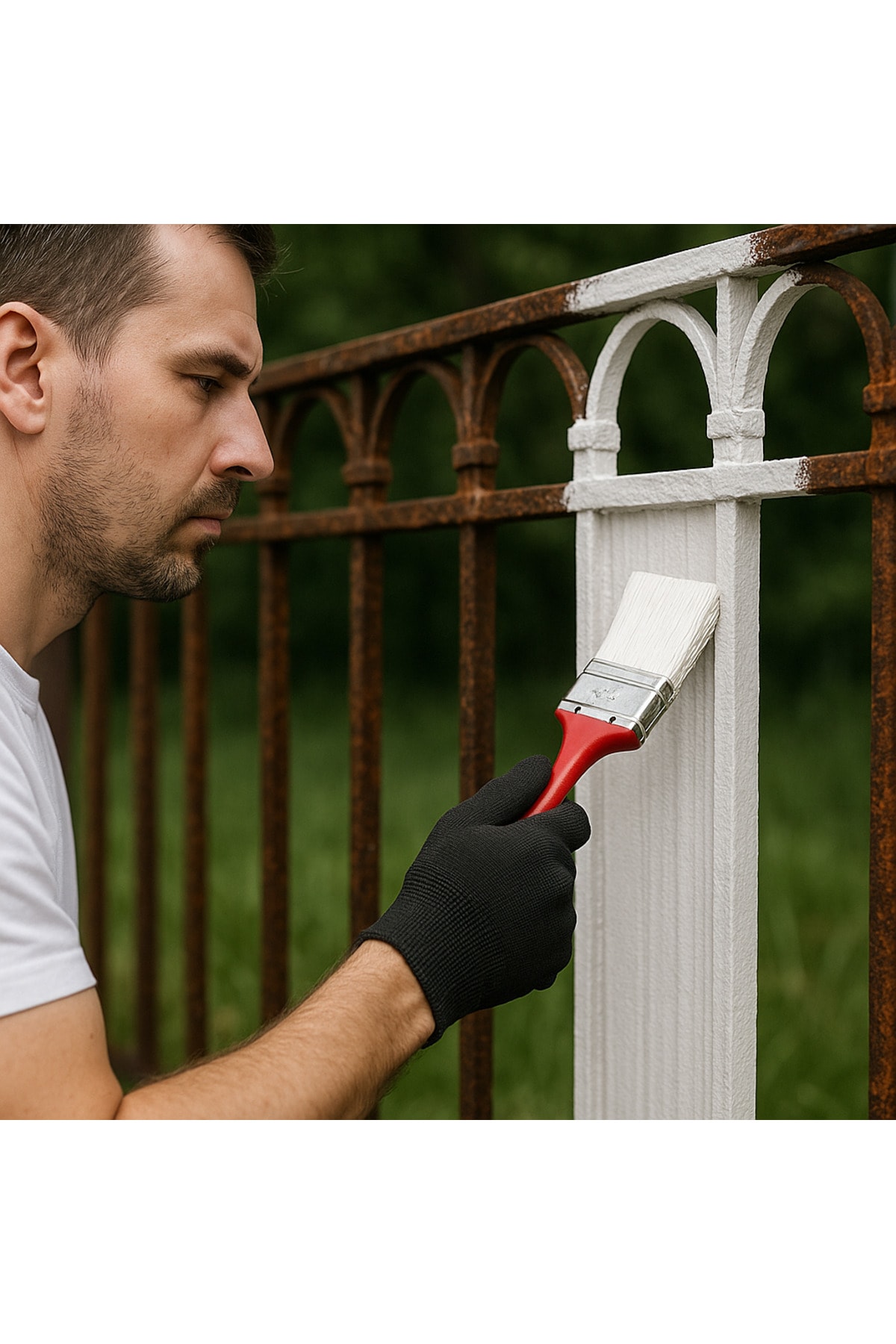 Hammerite Astarsız Boyasız Paslı Yüzey Metal Boyası Pürüzsüz Beyaz 0,75 L