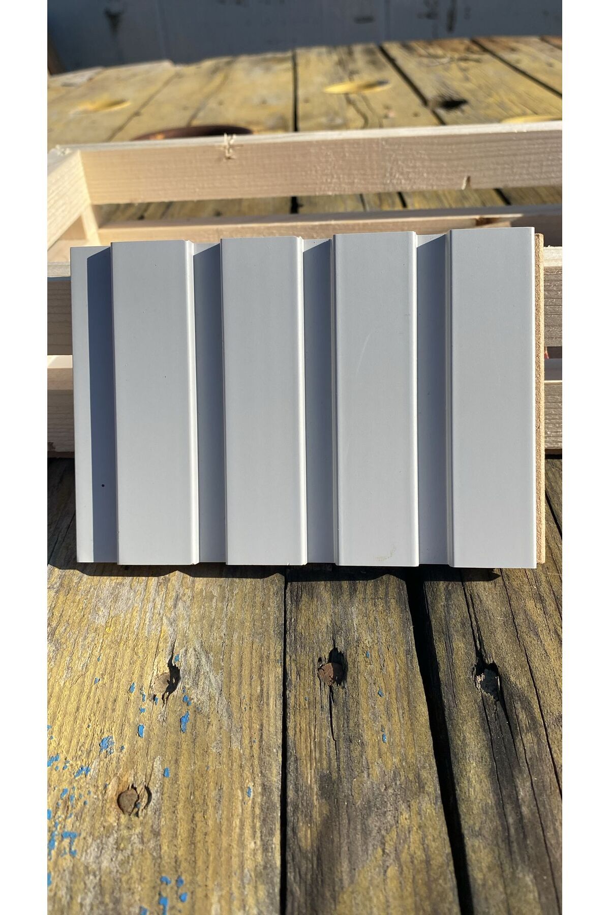 Mdf Duvar Paneli ve Duvar Lambrisi ve Vestiyer Tv Ünistesi Paneli 15X280 İCEGREY 6'LI