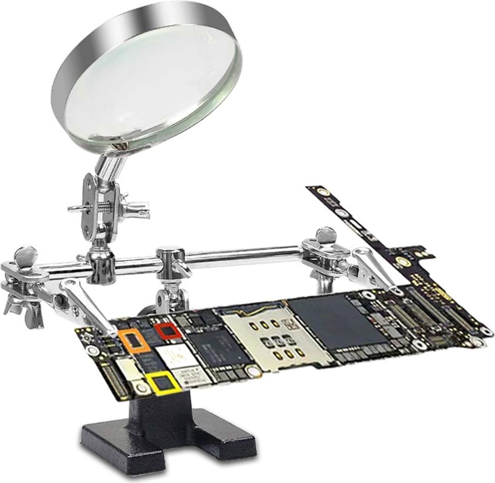 Üçüncü El Elektronik Pcb Kart Tutucu Büyüteçli