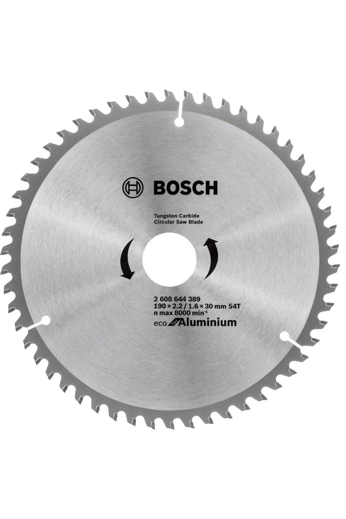 Alüminyum İçin Eco Daire Testere 190x30mm 54 Diş