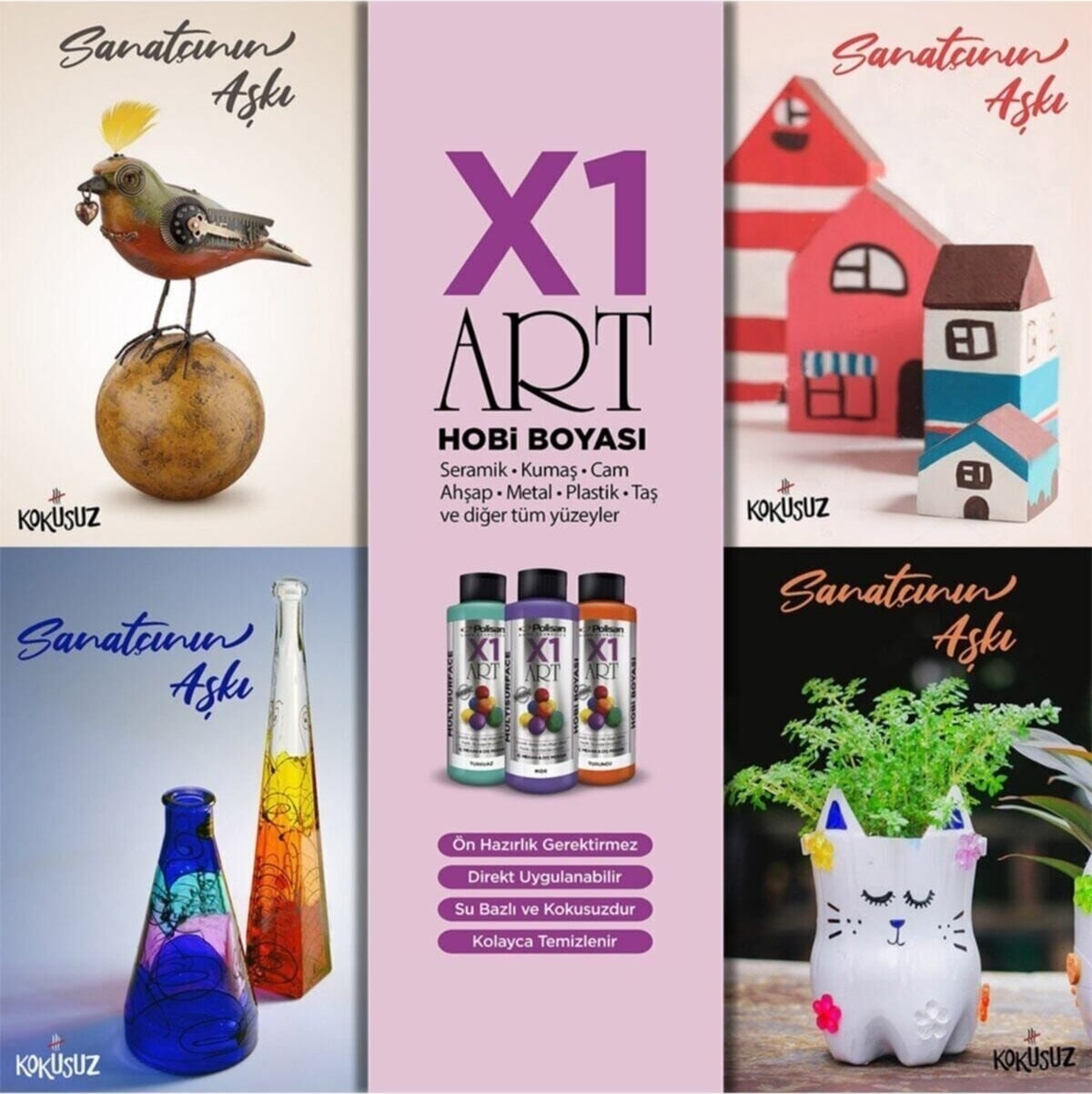 POLİSAN X1 Art LILA(0049) 120 ml
