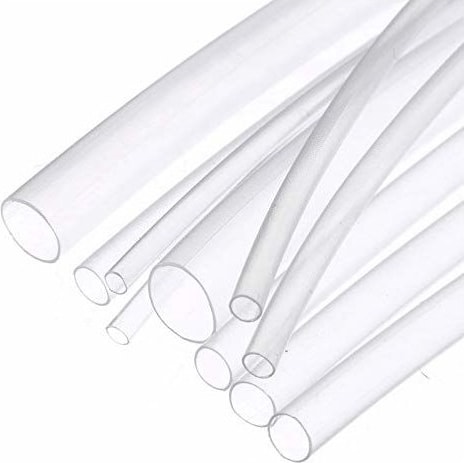 Isı ile Daralan Makaron Kablo Şeffaf 10 mm - 5 M
