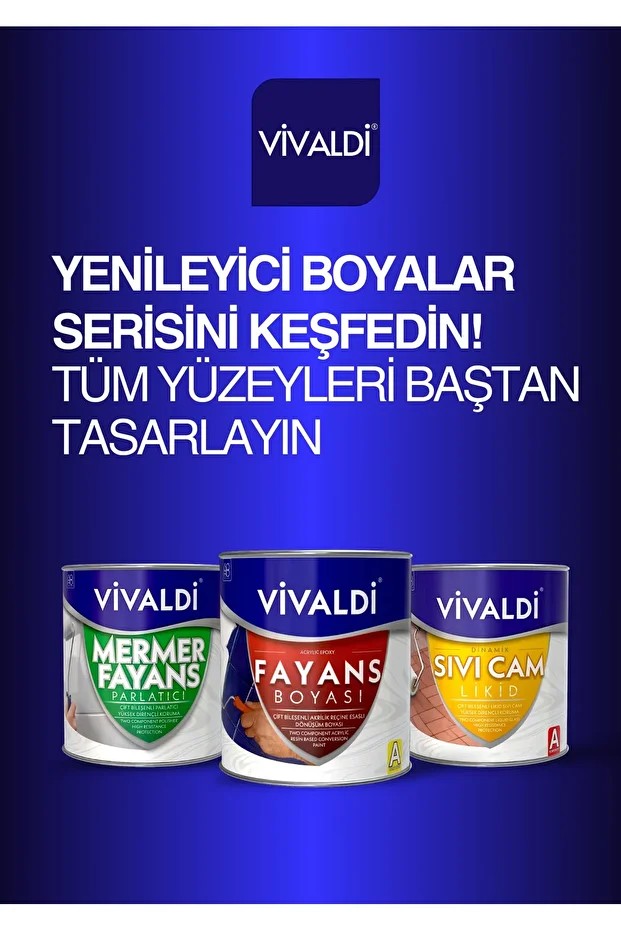 Fayans Boyası - Astar Ve Vernik Gerektirmeyen Boya - Yeni Kayrak Gri