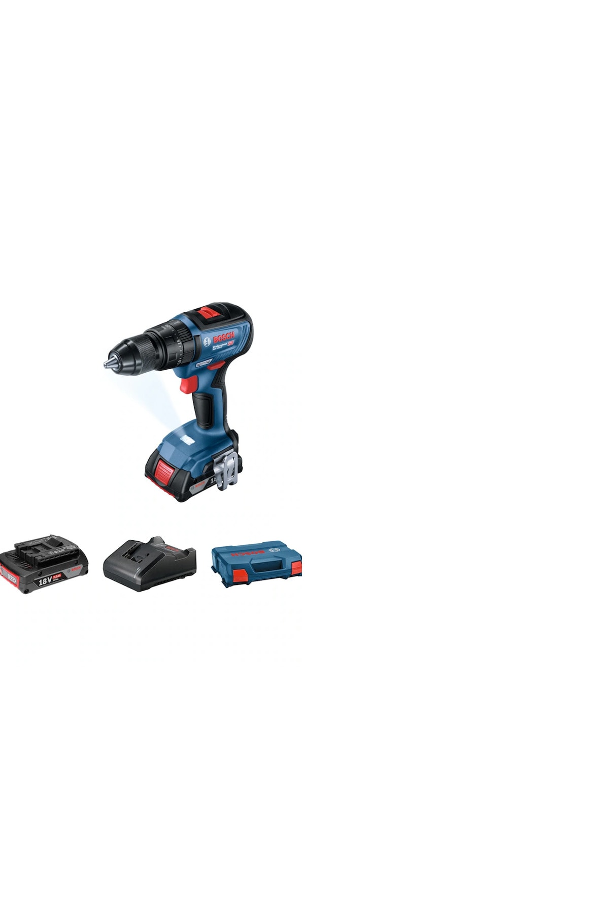 BOSCH GSB18V50 ÇİFT BATARYA (2+2+2 3batarya)AH