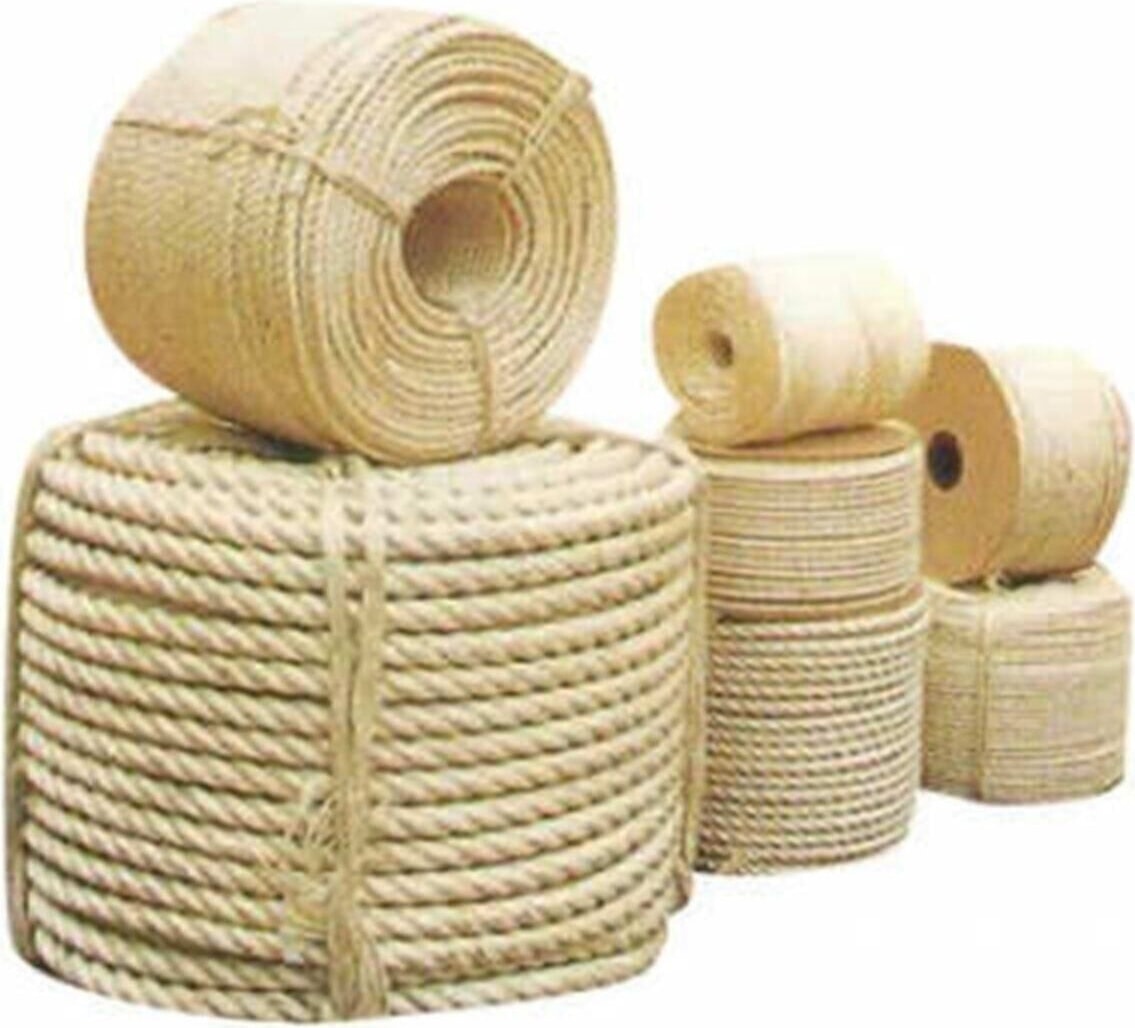3 mm 20 Metre Jüt Halat Ip Dekoratif Hasır Ip Kendir