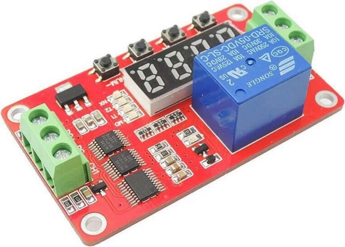FRM01 Çok Fonksiyonlu Zaman Rölesi Döngü Gecikmesi Zamanlayıcı Timer 12V 24V Kuluçka