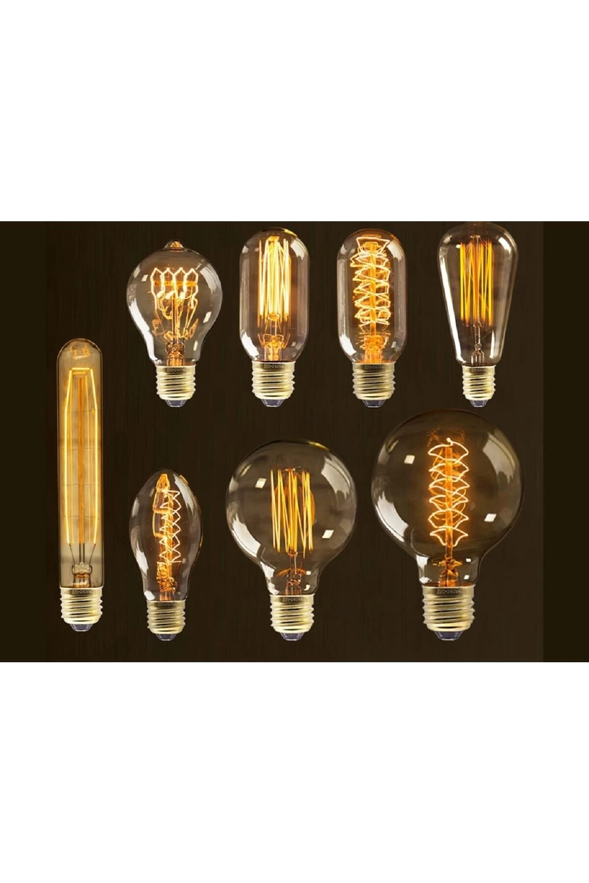 Rustik Led Ampül E27 Duy G125 4w