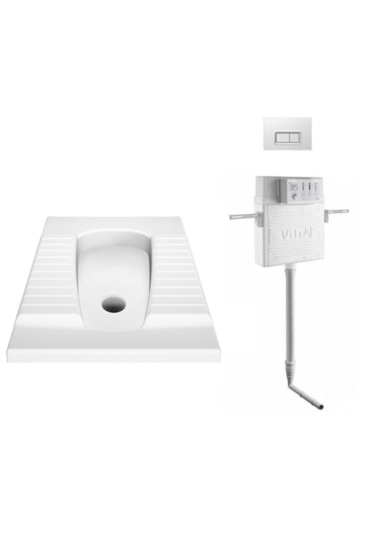 Arkıtekt Hela Taşı + Gömme Rezervuar +buton Set