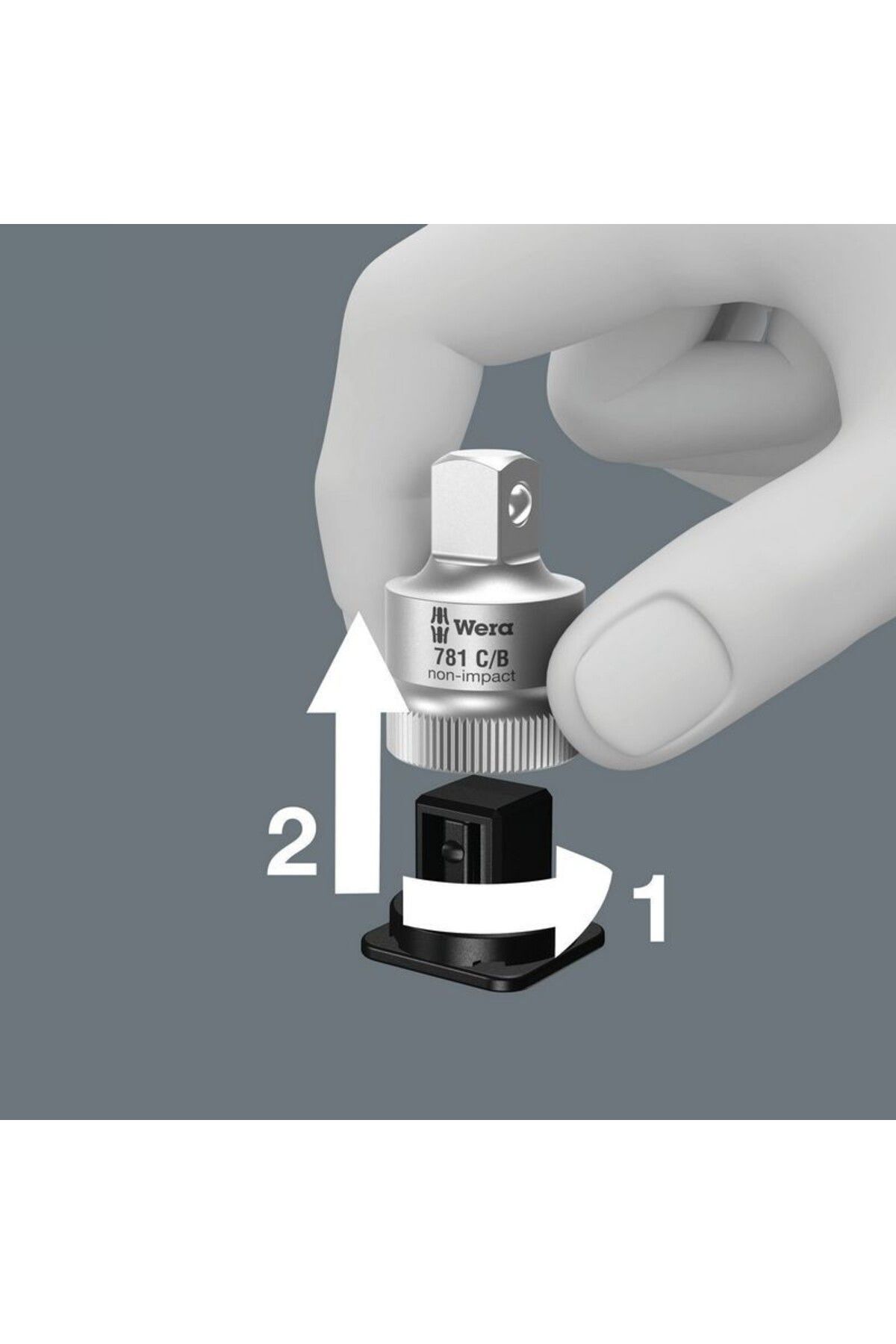 781 A/C 1/4" - 1/2" Lokma Çevirici 36mm 05042671001