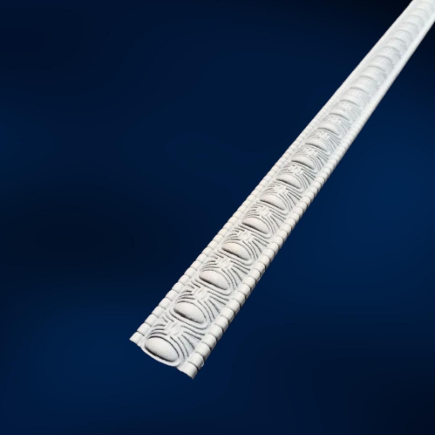 Boyanabilir Desenli Birbirine Geçmeli Duvar Çıtası 4 cm 4 x 100 Cm