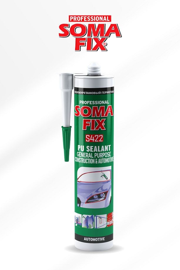 S424 PU Mastik Gri 280 ML | Yüksek Performanslı Çok Amaçlı Dolgu | Esnek Yapıştırıcı