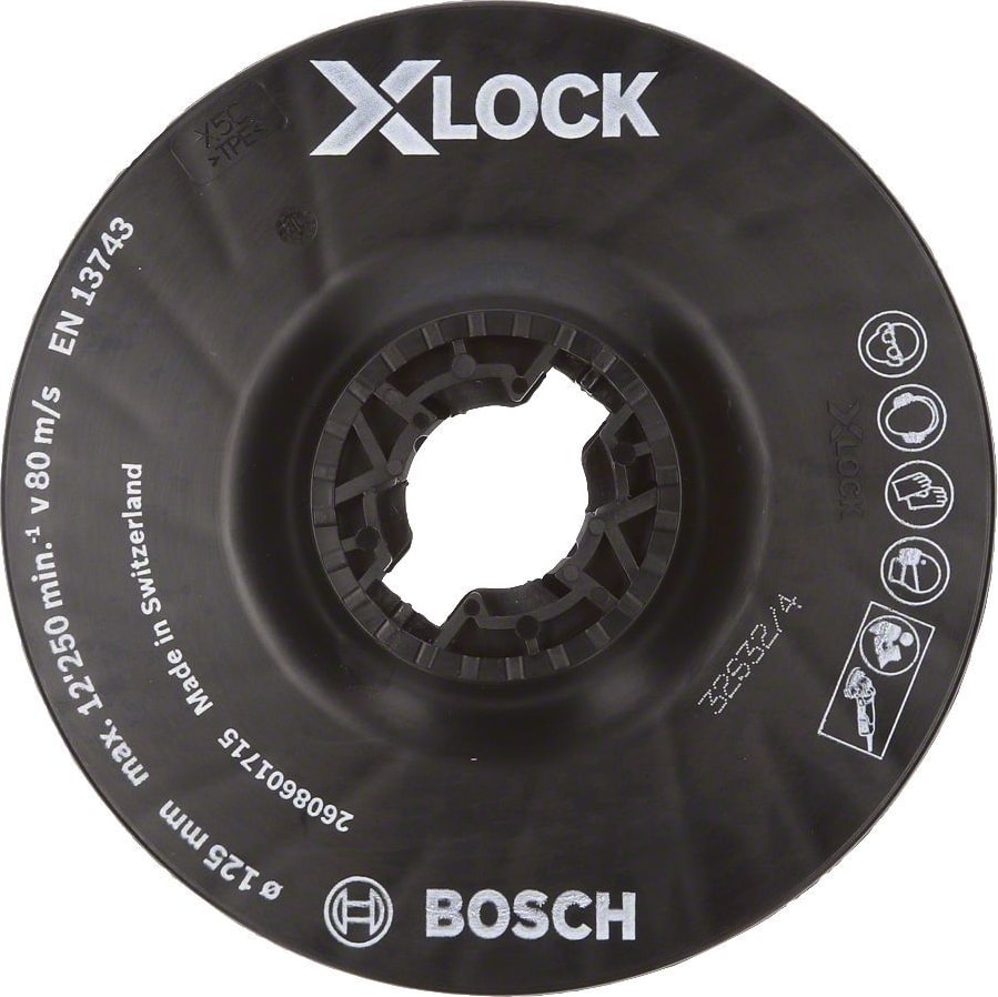 BOSCH - X-Lock - 125 mm Fiber Disk Orta Sertlikte Taban 2608601715