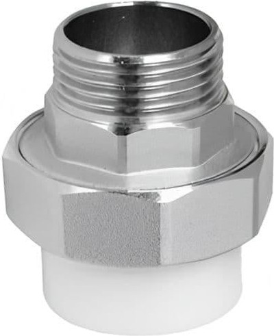 Pprc Oynar Başlıklı Dış Dişli (Erkek) Rakor (Kolletör Bağlantısı) - Polipropilen Pipe Fittings - 25-1" DN25 - Adet