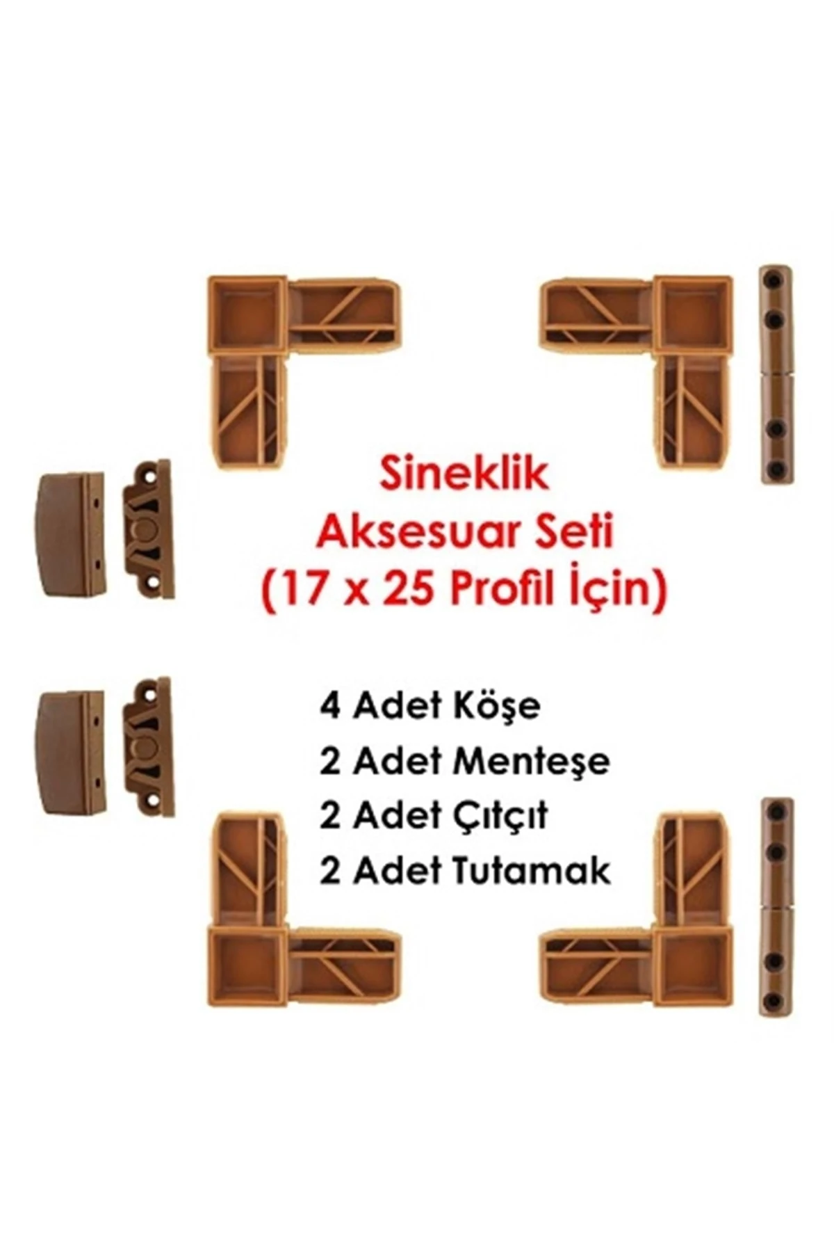 Sineklik Aksesuar Seti Altınmeşe Sineklik Aksesuar Set Kapı Pencere Sineklik Aksesuar 1 Takım