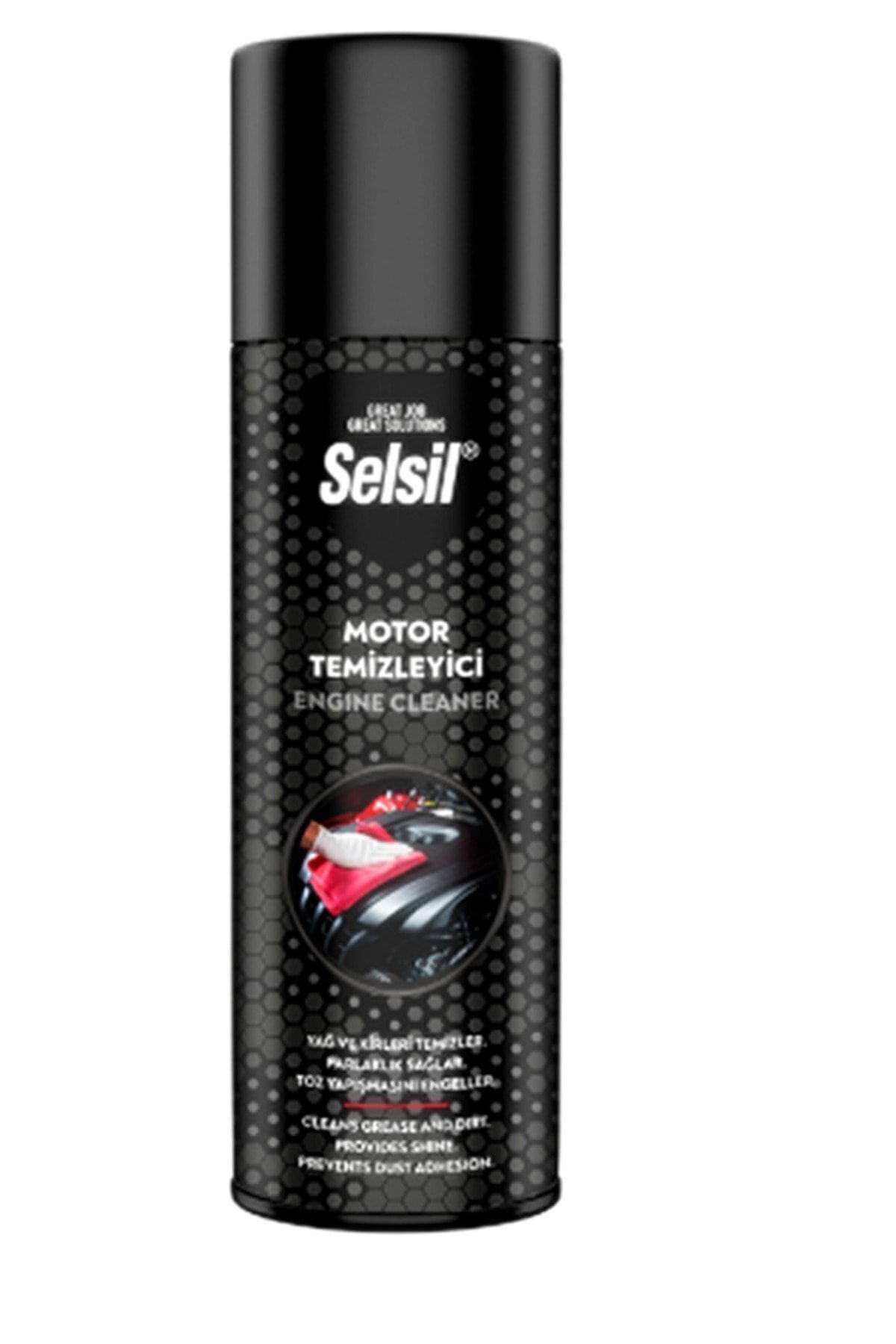 SELSİL Motor Temizleme Spreyi 500 ml Torpido Parlatıcı 200 ml Klima Temizleyici 150 ml
