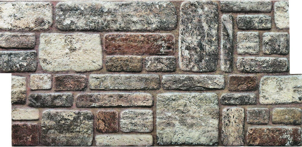 5 Adet (2,5m2) x Karma Taş Desenli 3 Boyutlu Renkli Strafor Köpük Duvar Kaplama Paneli (KR-311)