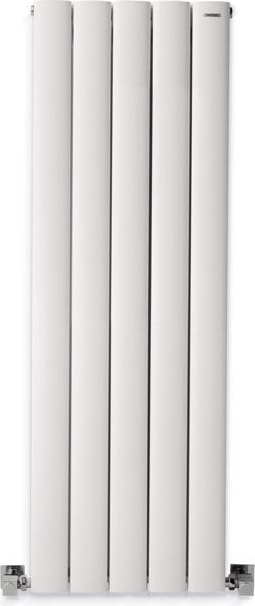 1200 x 395 mm Lilac Dikey Beyaz Alüminyum Radyatör Standart Bağlantı