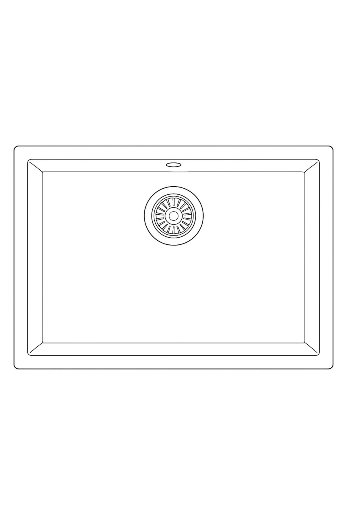 Granit Evye KOTARU Series White 55x46 (BEYAZ)