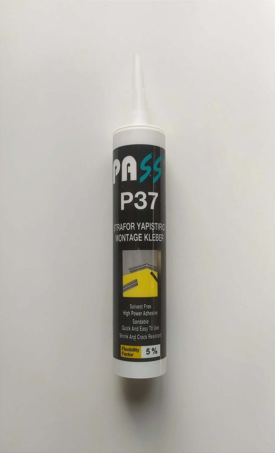 Strafor Stropiyer Kartonpiyer Duvar Paneli Süpürgelik Yapıştırıcı + Tabanca